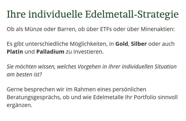 Edelmetall Strategie: Gold & Silber für  Mönchsroth, Wilburgstetten, Tannhausen, Stödtlen, Unterschneidheim, Fremdingen, Wittelshofen oder Dinkelsbühl, Wört, Weiltingen